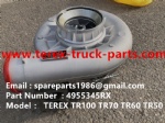 TEREX RIGID DUMP TRUCK HAULER OFF HIGHWAY TRUCK HAULER ALLISON TRANSMISSION MOTOR DRIVE WHEEL MOTOR GE MT3300, MT3600, MT3700, MT4000, MT4400, MT5500, MT6300 WHEEL MOTOR DRIVE BUCYRUS GE TR50 TR60 TR70 4955345RX TURBO CHARGER