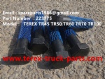 TEREX RIGID DUMP TRUCK HAULER OFF HIGHWAY TRUCK HAULER ALLISON TRANSMISSION MOTOR DRIVE GE MT3300, MT3600, MT3700, MT4000, MT4400, MT5500, MT6300 WHEEL MOTOR DRIVE BUCYRUS GE TR50 TR60 TR70 TR100 MOTOR DRIVE 223775 BOLT