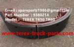 TEREX RIGID DUMP TRUCK HAULER OFF HIGHWAY TRUCK HAULER ALLISON TRANSMISSION MOTOR DRIVE GE MT3300 BUCYRUS GE TR50 TR60 TR70 TR100 MOTOR DRIVE TR45 TR50 TR60 TR70 TR100 BRAKE SHOE ASSY 9380214