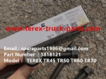 TEREX RIGID DUMP TRUCK HAULER OFF HIGHWAY TRUCK HAULER ALLISON TRANSMISSION MOTOR DRIVE GE MT3300 BUCYRUS GE TR50 TR60 TR70 TR100 MOTOR DRIVE TR45 TR50 TR60 TR70 TR100 SCREW 3818121