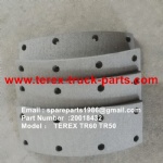 TEREX NHL DUMP TRUCK TR50 TR60 20018432 BRAKE LINING FRONT