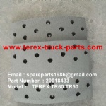 TEREX NHL DUMP TRUCK TR50 TR60 20018433 BRAKE LINING REAR