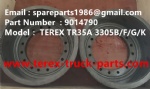 TEREX DUMPER TR35A 3305F BRAKE DRUM 9014790