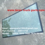 TEREX SANY TR35A 3305F 3305G RIGID DUMP TRUCK 20011718 WIND SHIELD GLASS